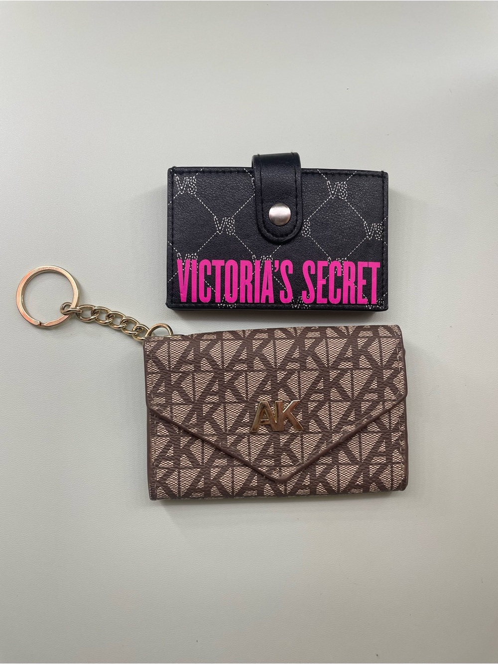 Victoria's Secret Black Card Case & Anne Klein leather wallet